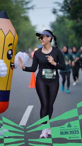 Race photo from Mangkunegaran Run 2025