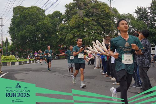 Race photo from Mangkunegaran Run 2025