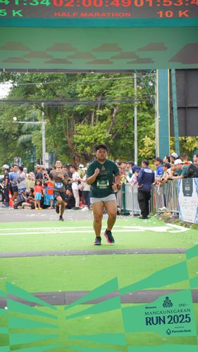 Race photo from Mangkunegaran Run 2025