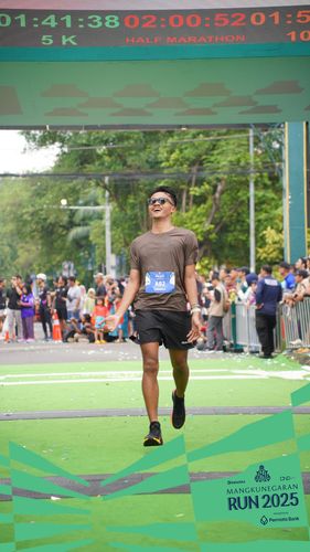 Race photo from Mangkunegaran Run 2025