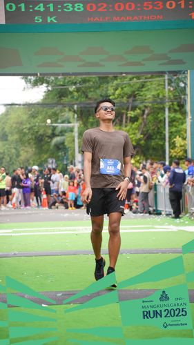 Race photo from Mangkunegaran Run 2025