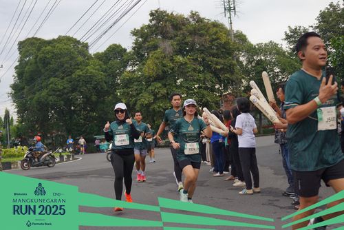 Race photo from Mangkunegaran Run 2025