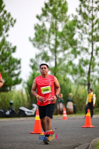 Race photo from CISANGKAN KBP CITY RUN 2025