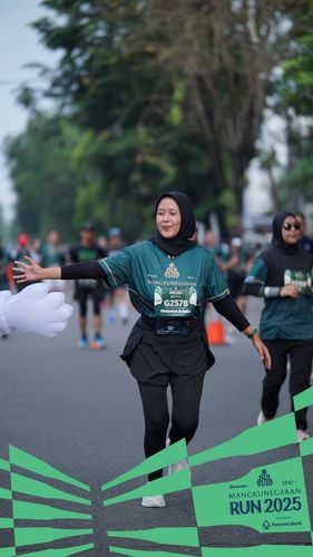 Race photo from Mangkunegaran Run 2025