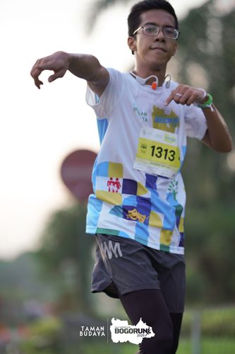 Race photo from Taman Budaya x BOGORUN 2025