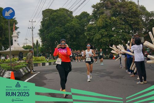 Race photo from Mangkunegaran Run 2025