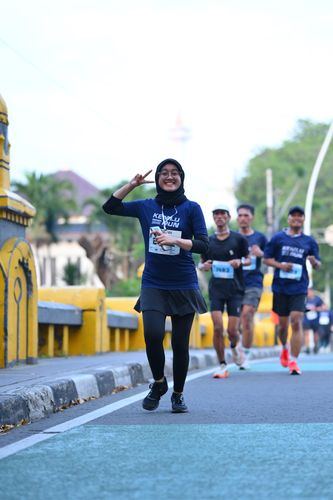 Race photo from KEMLU RUN 2025