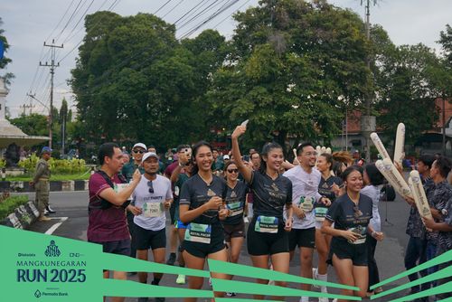 Race photo from Mangkunegaran Run 2025