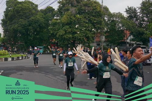 Race photo from Mangkunegaran Run 2025