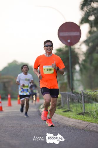 Race photo from Taman Budaya x BOGORUN 2025