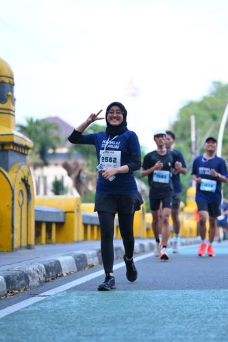 Race photo from KEMLU RUN 2025