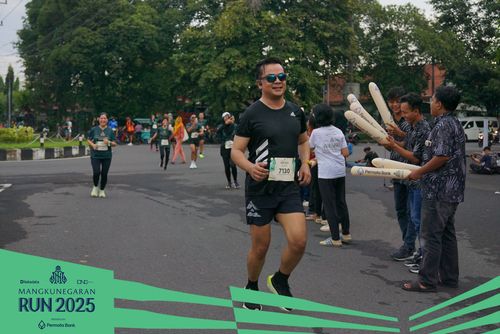Race photo from Mangkunegaran Run 2025