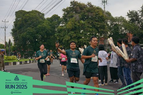 Race photo from Mangkunegaran Run 2025