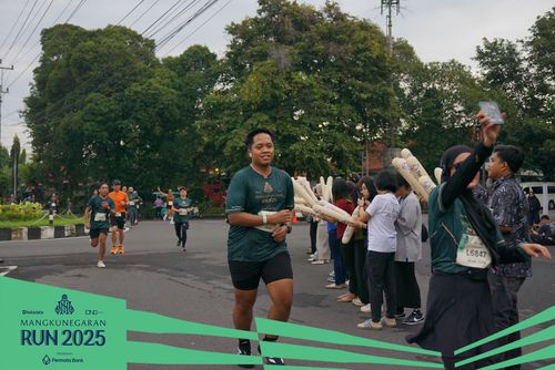 Race photo from Mangkunegaran Run 2025