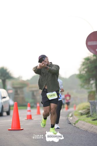 Race photo from Taman Budaya x BOGORUN 2025