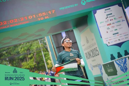 Race photo from Mangkunegaran Run 2025