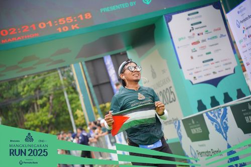 Race photo from Mangkunegaran Run 2025