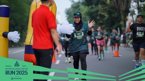 Race photo from Mangkunegaran Run 2025