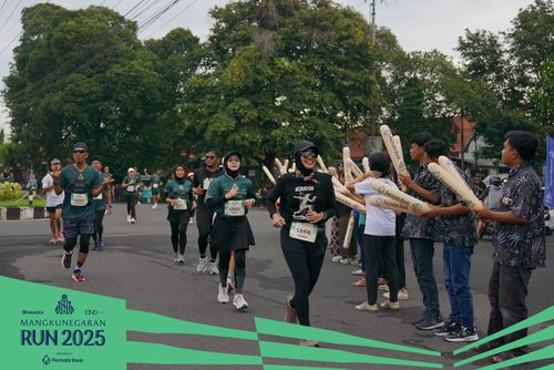 Race photo from Mangkunegaran Run 2025