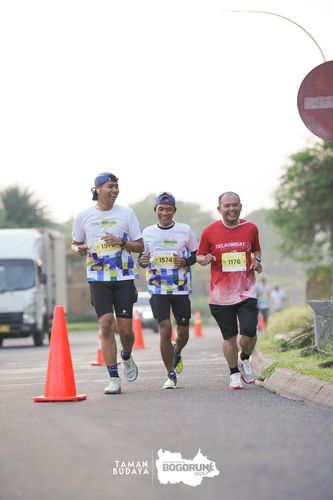 Race photo from Taman Budaya x BOGORUN 2025