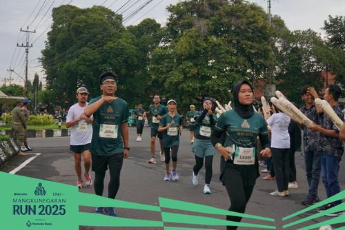 Race photo from Mangkunegaran Run 2025