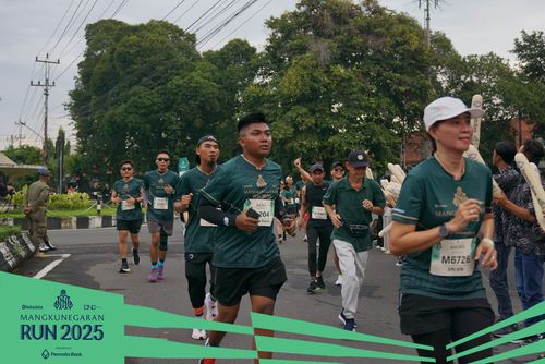 Race photo from Mangkunegaran Run 2025