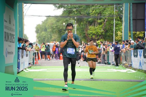 Race photo from Mangkunegaran Run 2025