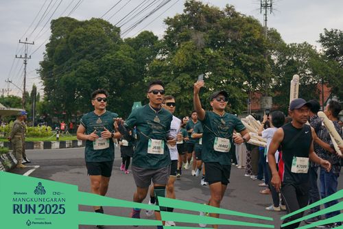 Race photo from Mangkunegaran Run 2025