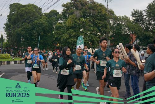 Race photo from Mangkunegaran Run 2025