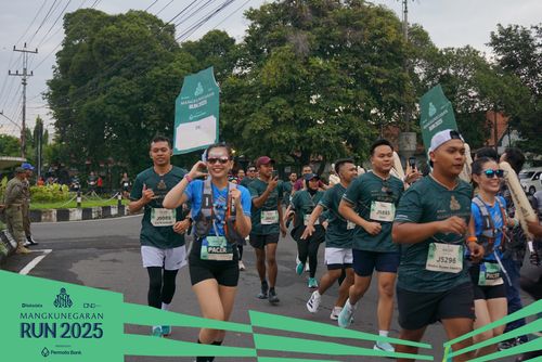 Race photo from Mangkunegaran Run 2025