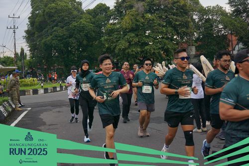 Race photo from Mangkunegaran Run 2025