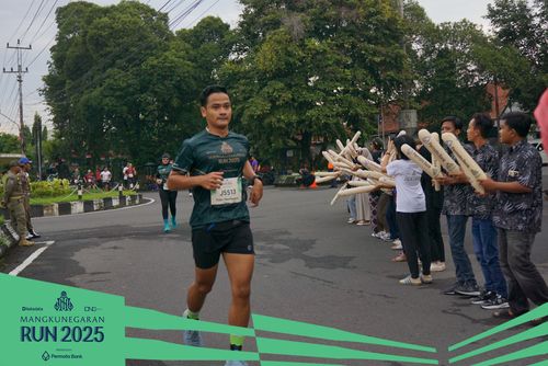 Race photo from Mangkunegaran Run 2025