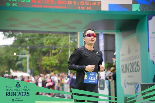 Race photo from Mangkunegaran Run 2025