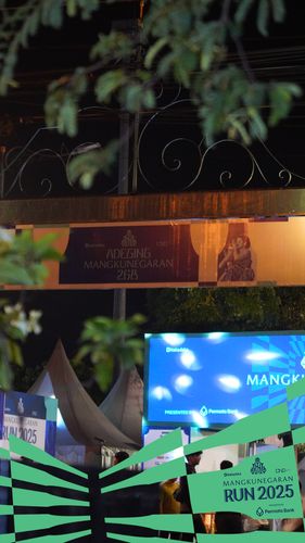 Race photo from Mangkunegaran Run 2025