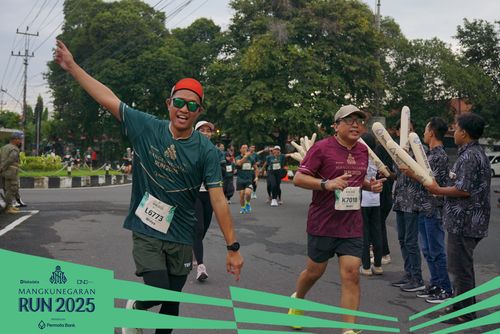 Race photo from Mangkunegaran Run 2025