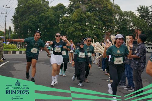 Race photo from Mangkunegaran Run 2025
