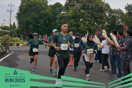 Race photo from Mangkunegaran Run 2025