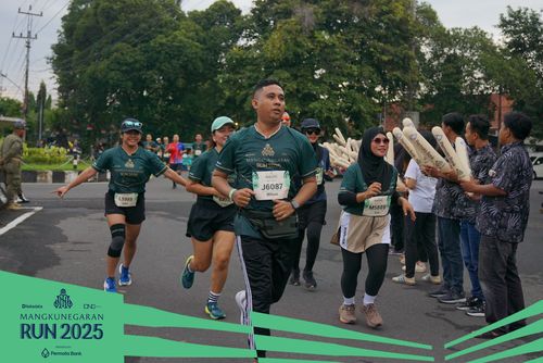 Race photo from Mangkunegaran Run 2025