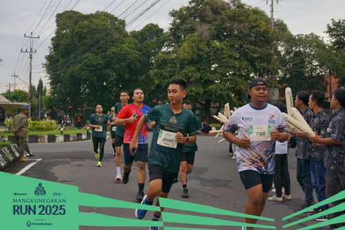 Race photo from Mangkunegaran Run 2025