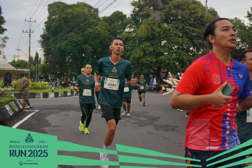 Race photo from Mangkunegaran Run 2025