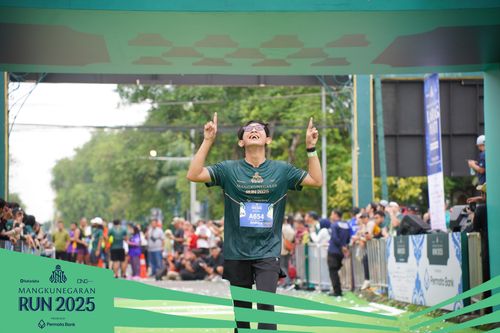 Race photo from Mangkunegaran Run 2025