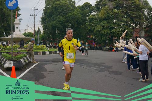 Race photo from Mangkunegaran Run 2025