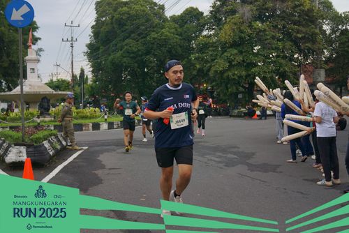 Race photo from Mangkunegaran Run 2025