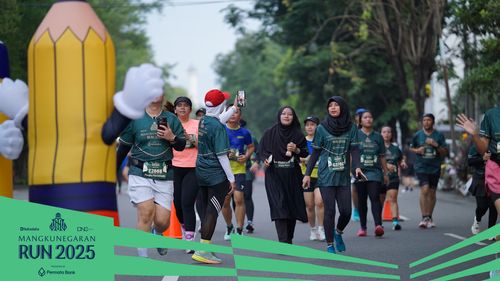 Race photo from Mangkunegaran Run 2025