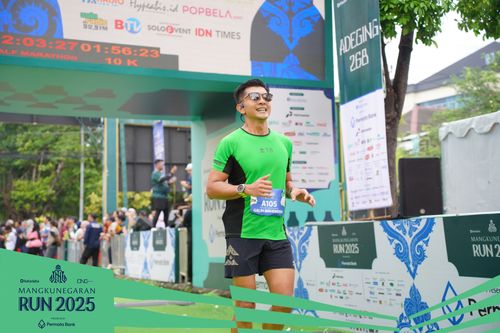 Race photo from Mangkunegaran Run 2025