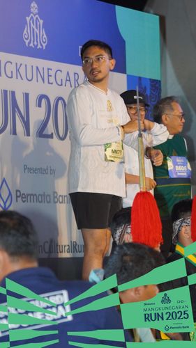 Race photo from Mangkunegaran Run 2025