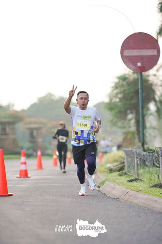 Race photo from Taman Budaya x BOGORUN 2025