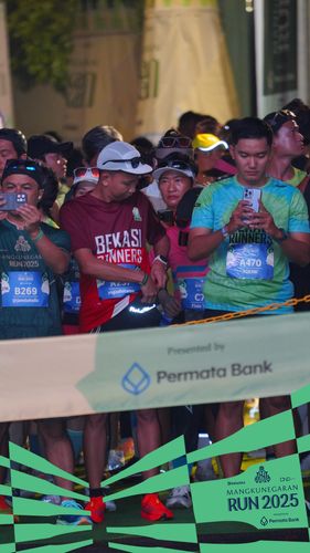 Race photo from Mangkunegaran Run 2025