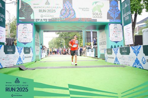 Race photo from Mangkunegaran Run 2025