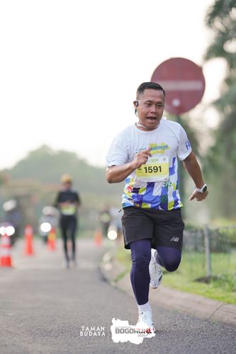 Race photo from Taman Budaya x BOGORUN 2025